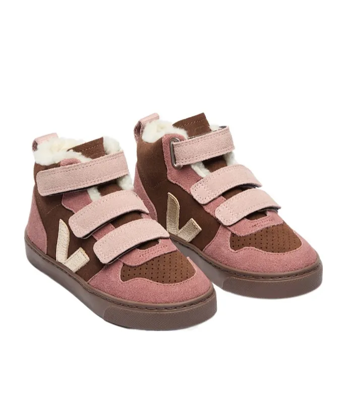 V-10 Suede Touch-Strap Sneakers