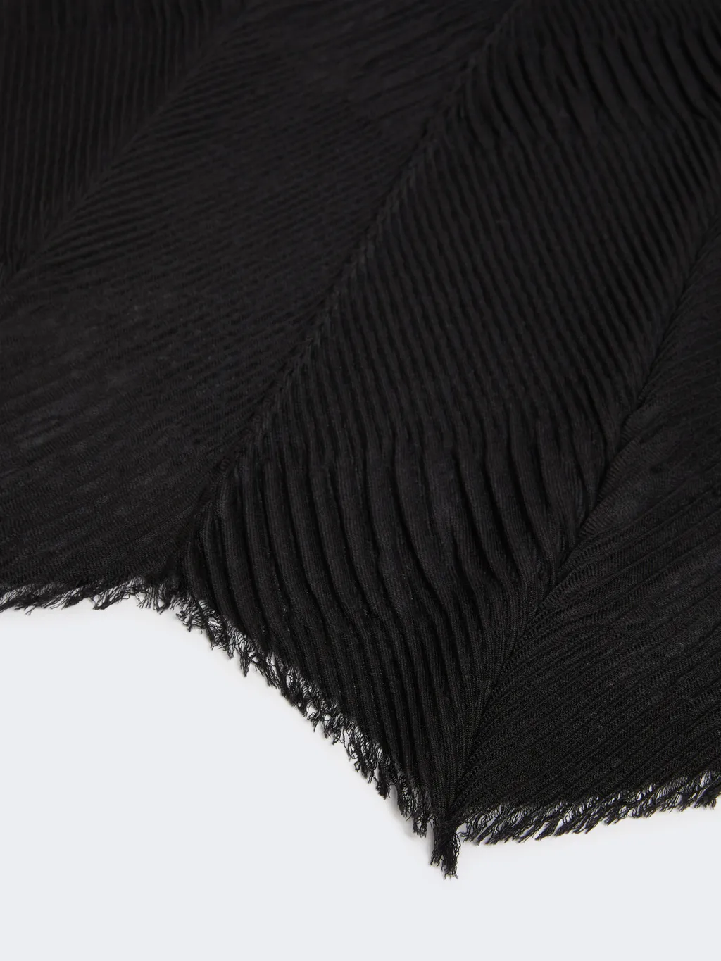 Pleated Cashmere Stole