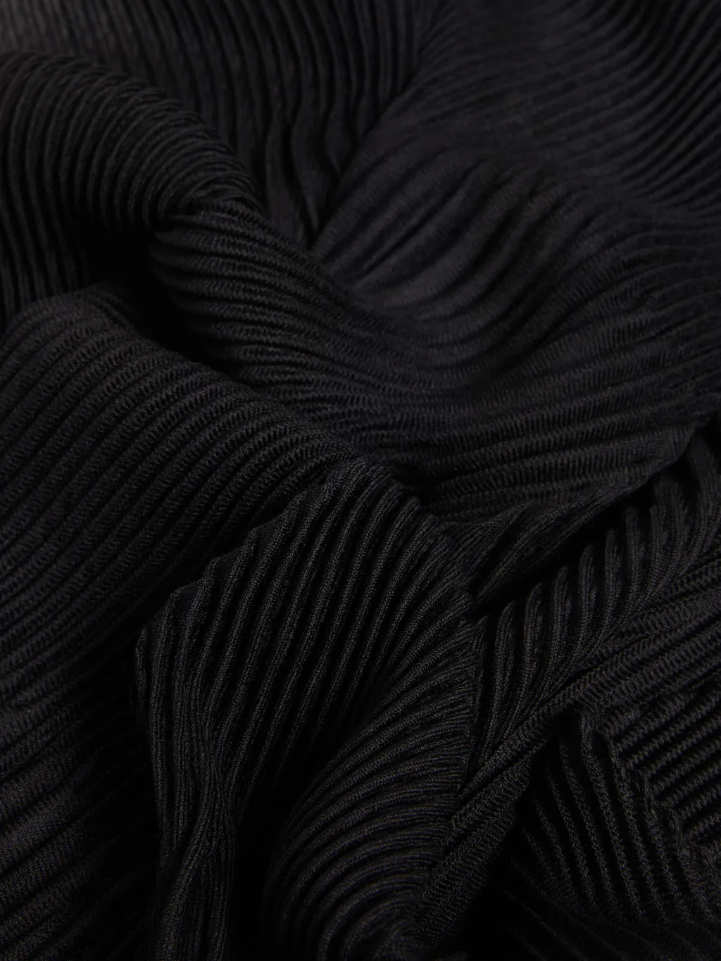 Pleated Cashmere Stole