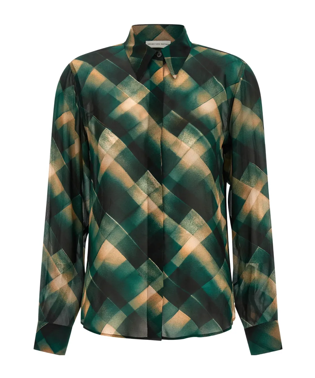 Lapel Long-Sleeved Shirt