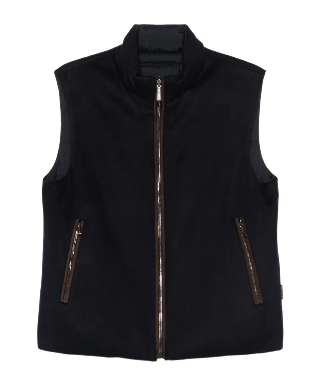 Double-Sided Quilted Cotton Vest