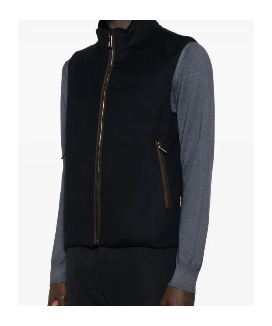 Double-Sided Quilted Cotton Vest