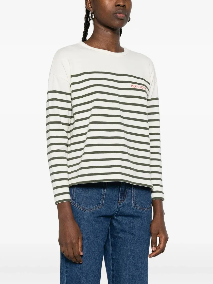 Striped Long-Sleeved T-Shirt