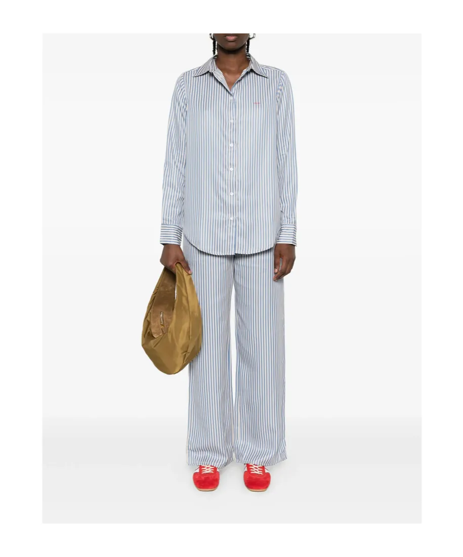 Striped Print Casual Pants