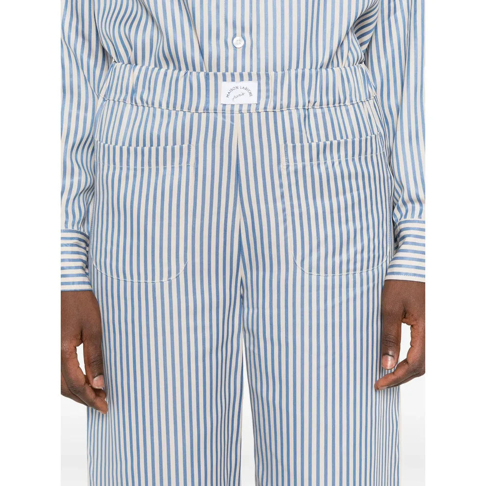 Striped Print Casual Pants