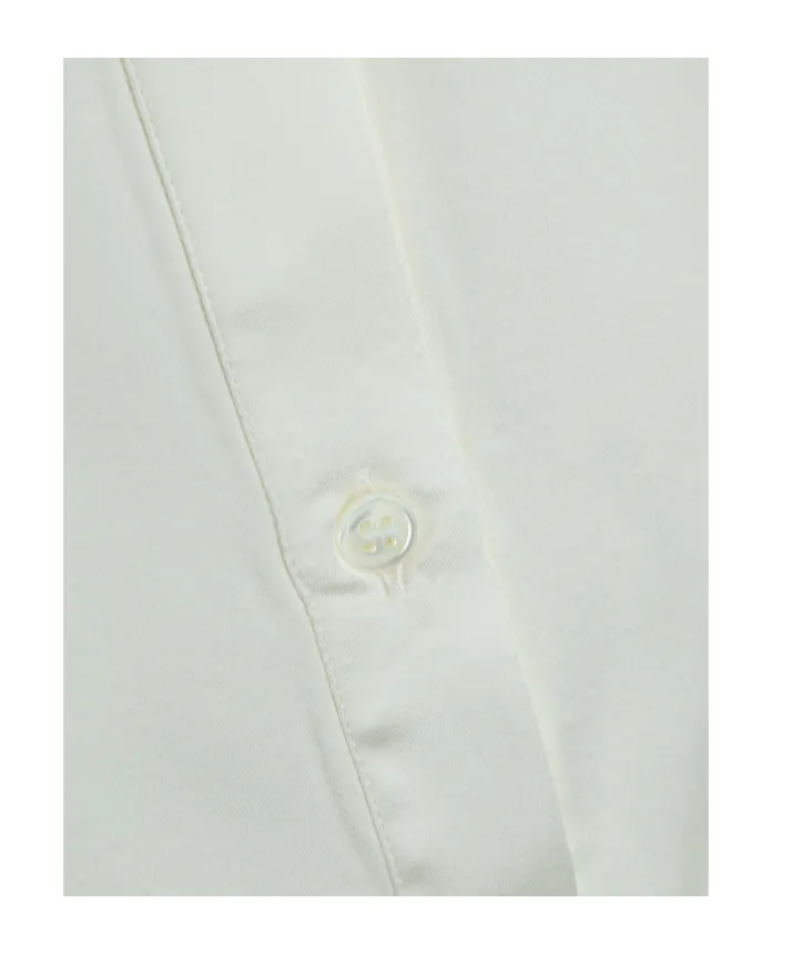 Embroidered Satin Shirt