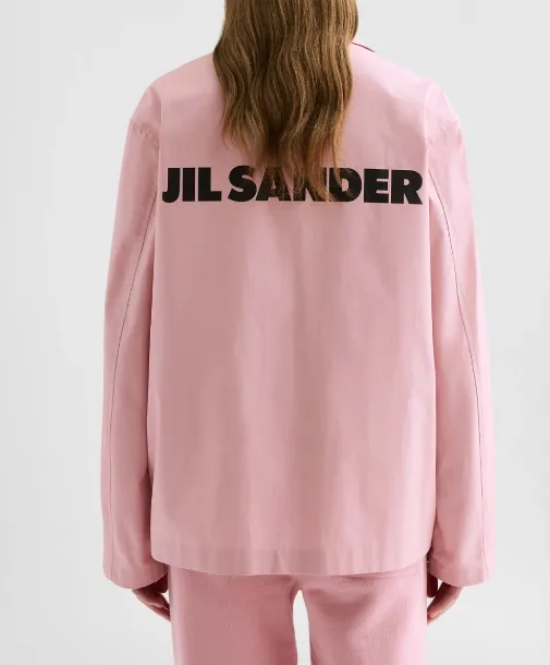 Logo -Print Cotton Jacket