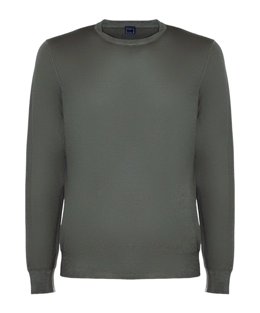 Argentina Virgin Wool Crewneck Jumper
