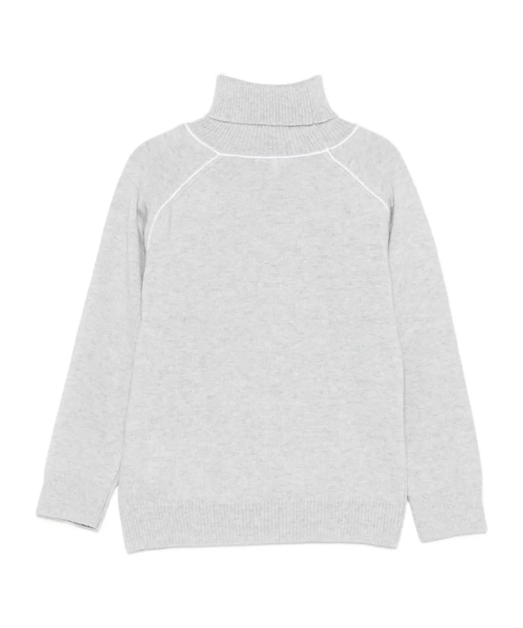 Roll-Neck Wool Sweater