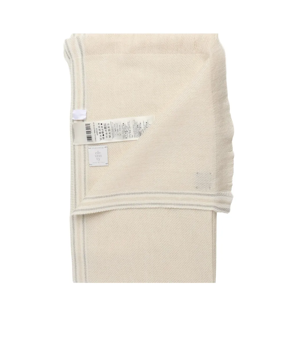 Eleventy Frayed Wool Scarf