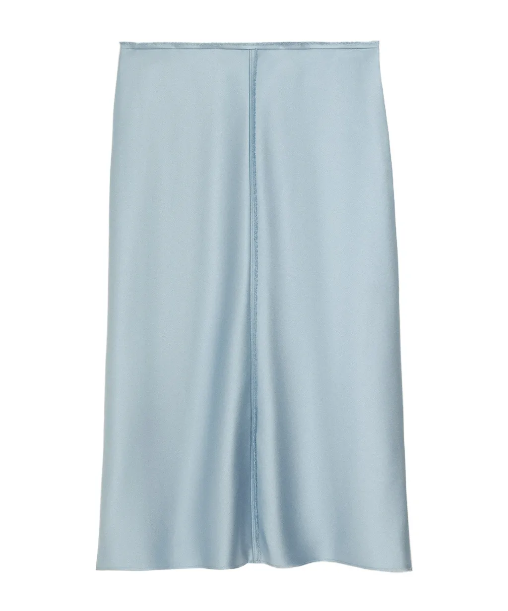 Ami Paris Raw Edge Midi Skirt