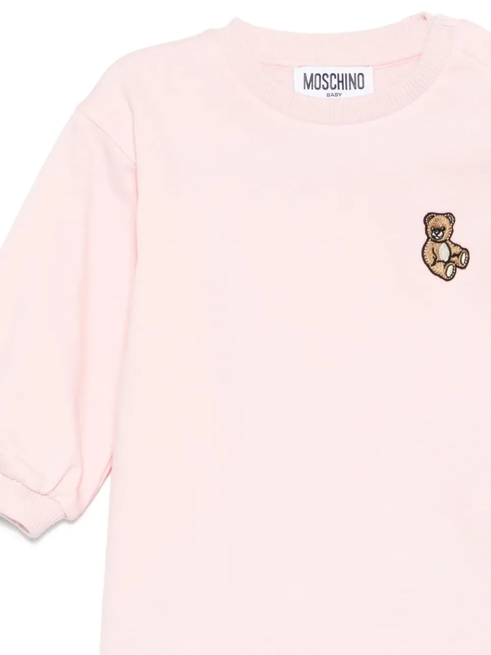 Bear-Embroidered Sweatshirt