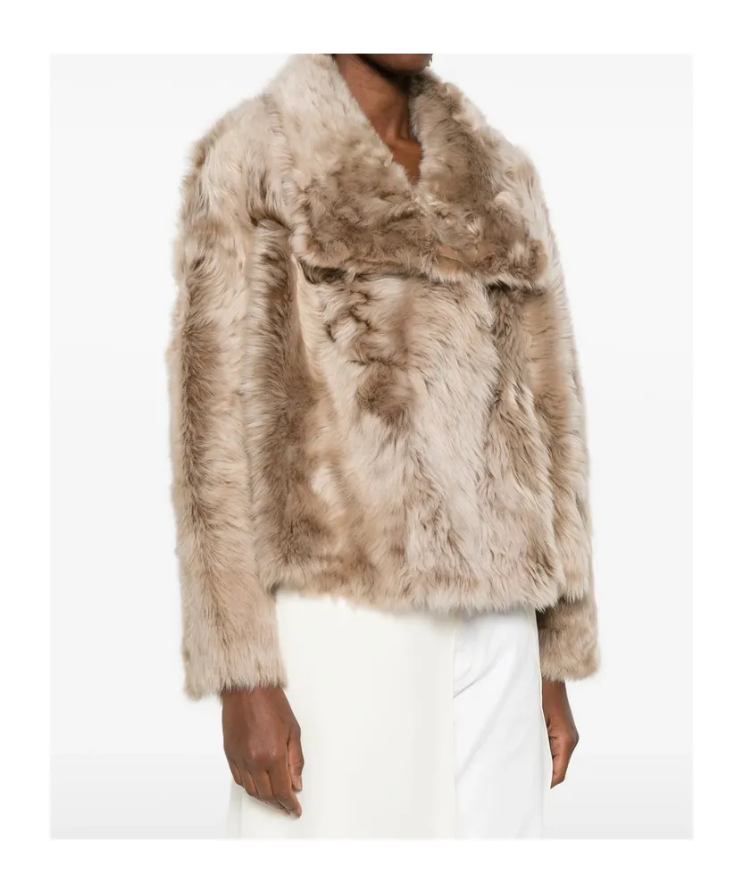 Yves Salomon Shearling Short Coat