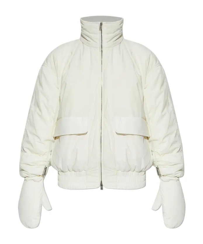 Golden Goose Deluxe Brand Attached Gloves Padded Jacket