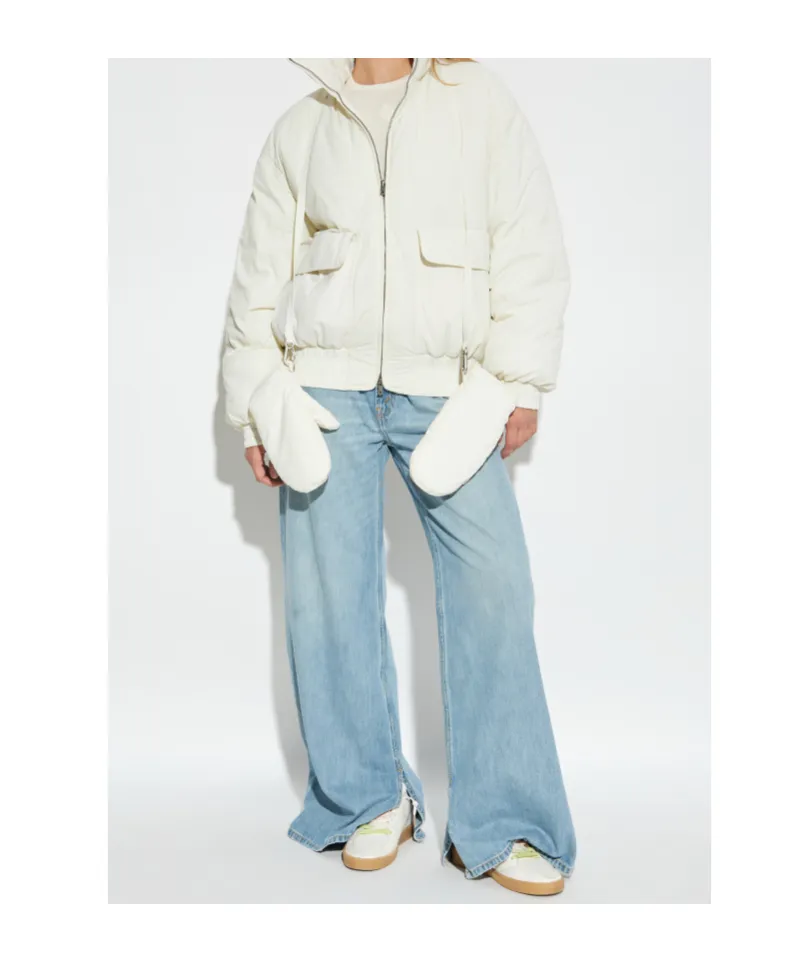 Golden Goose Deluxe Brand Attached Gloves Padded Jacket