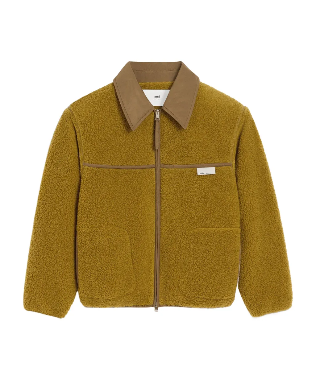 Ami Fleece Zipped Jacket