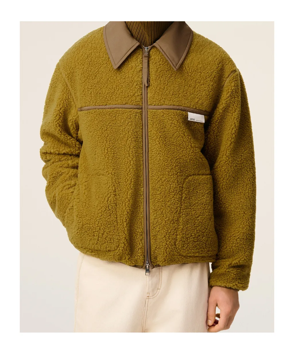 Ami Fleece Zipped Jacket