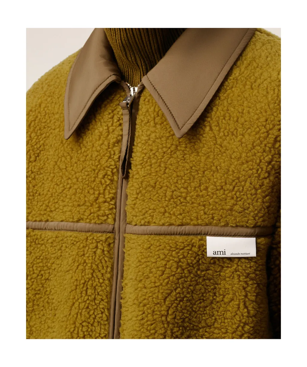 Ami Fleece Zipped Jacket