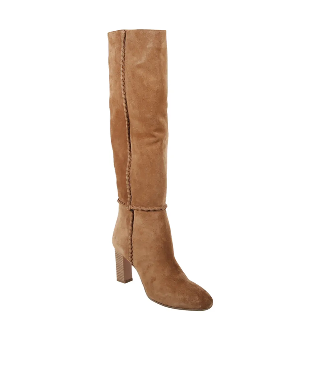 Aquazzura Almond Toe Knee Boots