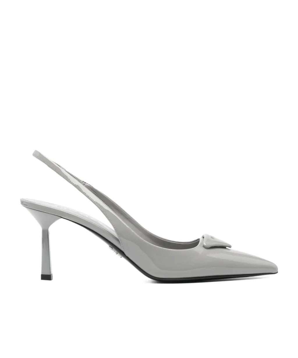75Mm Slingback Pointed-Toe Pumps