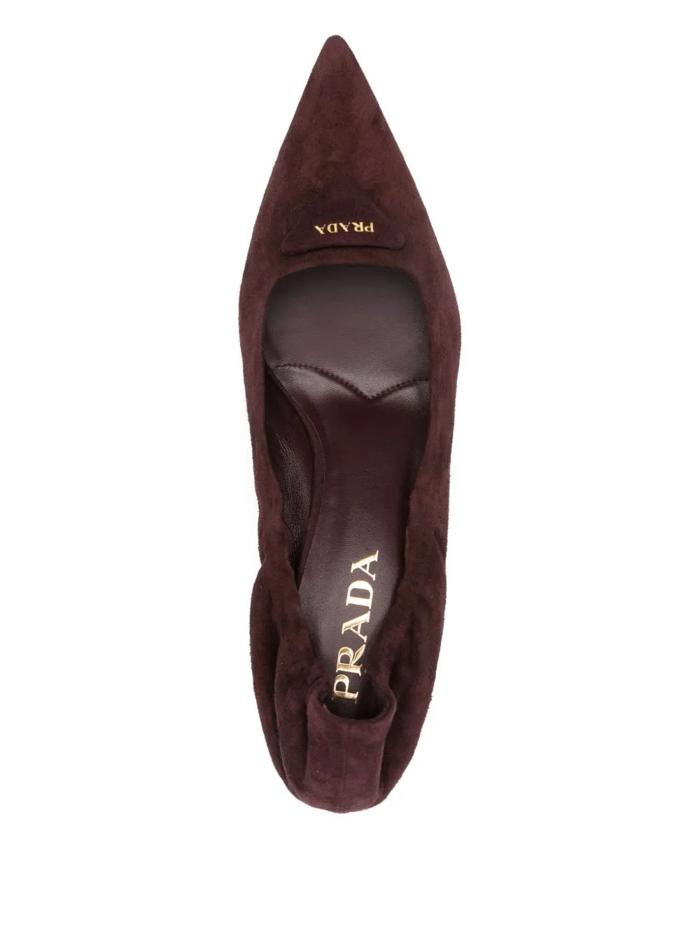 Pointed-Toe Kitten-Heel Pumps