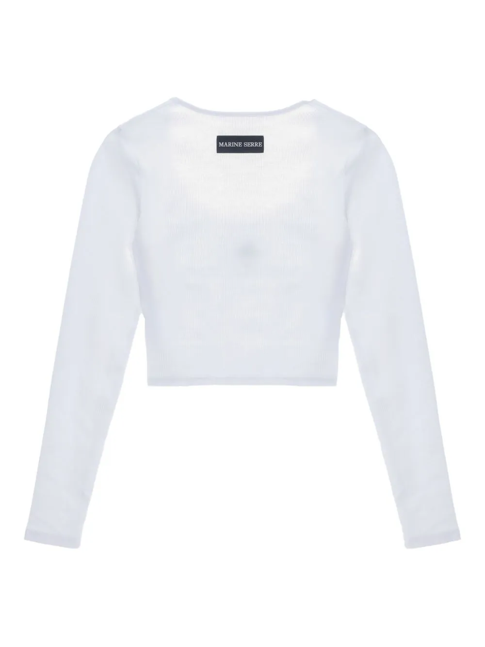 Round-Neck Long-Sleeved Fitted Short-Sleeved T-Shirt