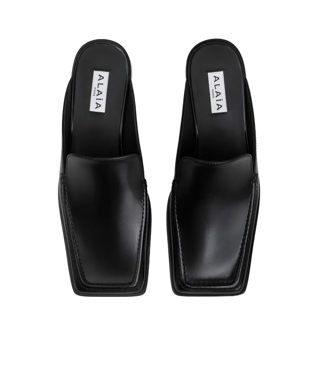 AlaÏA Square-Toe Mules