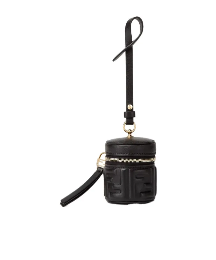 Baguette Logo-Embossed Charm