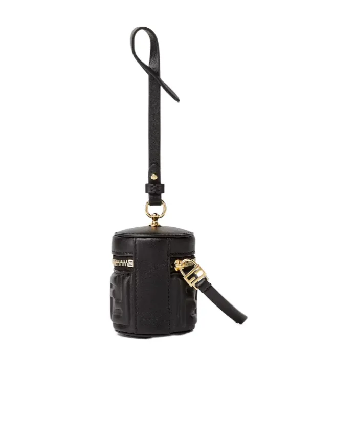 Baguette Logo-Embossed Charm