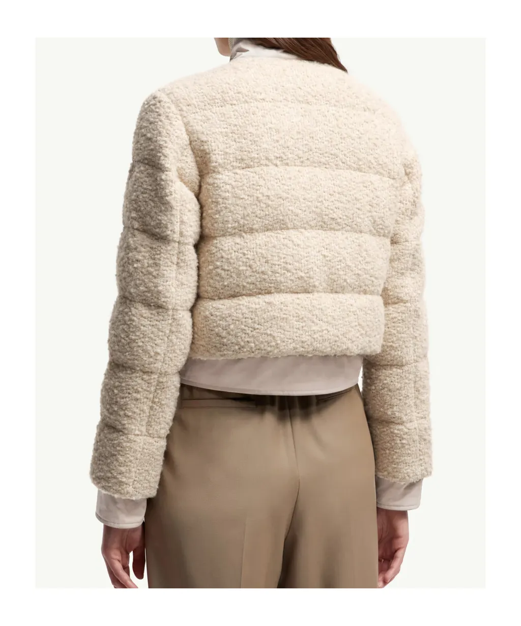 Moncler Blandy Bouclé Short Down Jacket