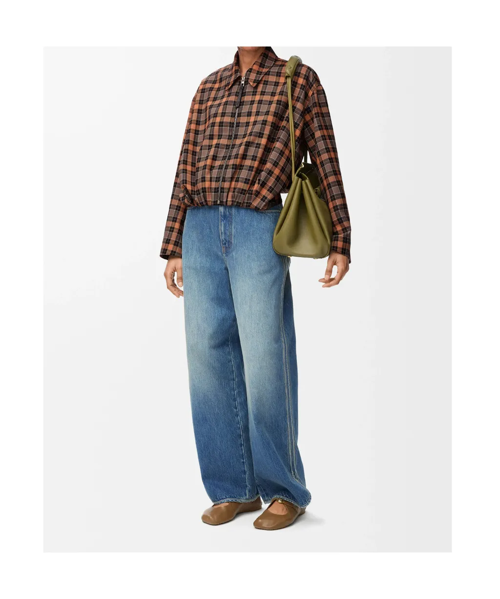 Loewe Checked Zipped Shirt Jacket