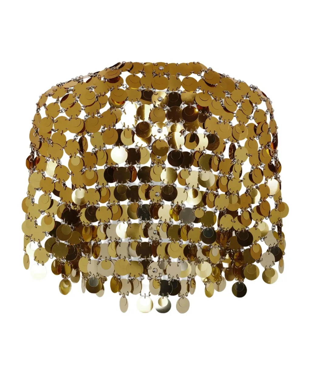 Chainmail-Embellished Cropped Top