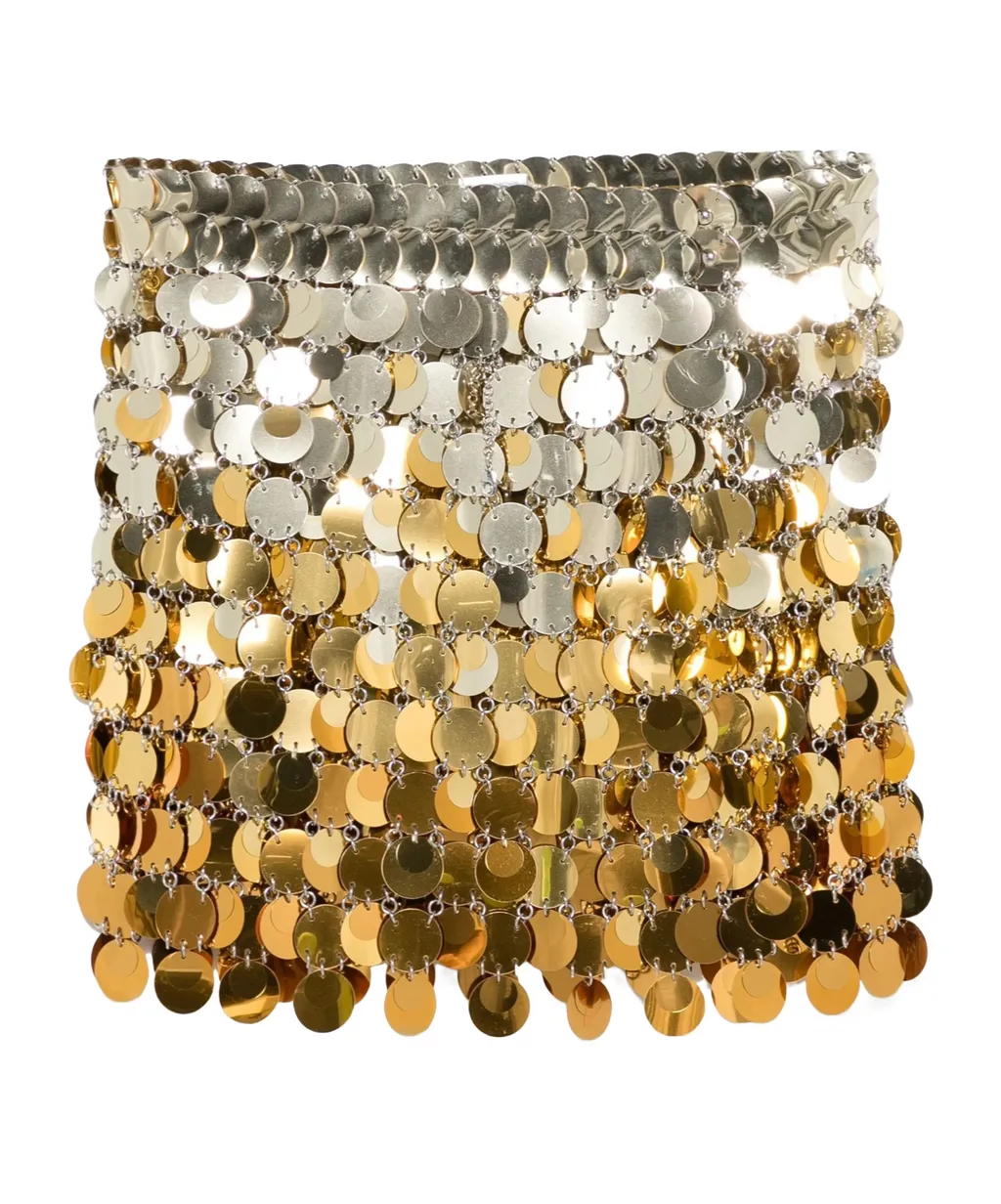 Gradient-Effect Mini Skirt