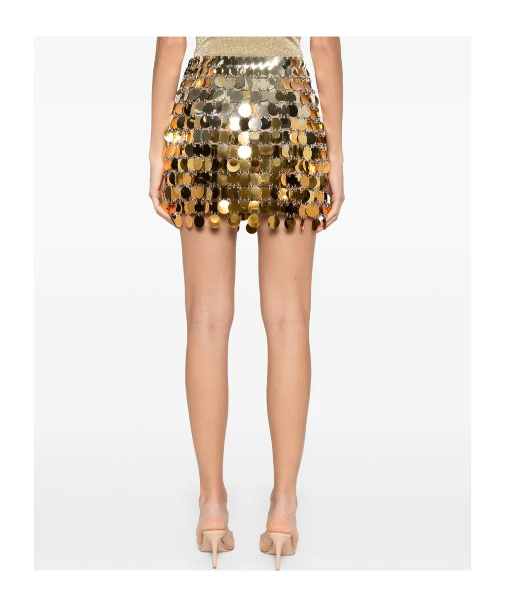 Gradient-Effect Mini Skirt