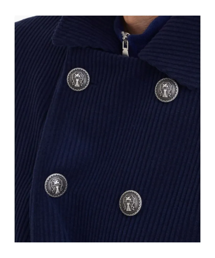 Corduroy Double-Breasted Jacket