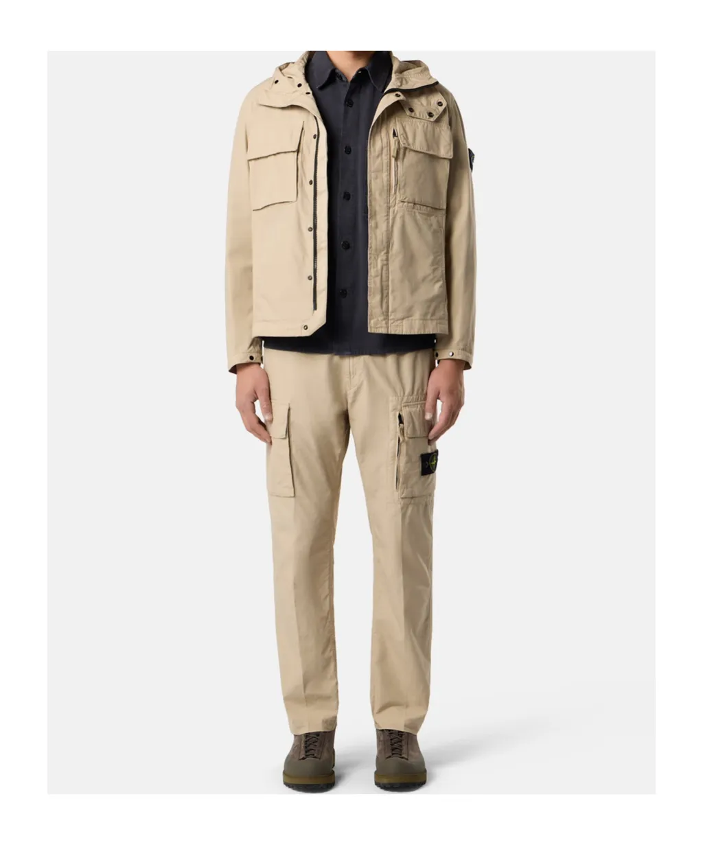 Regular-Fit Cargo Trousers With Snap And Zip Pockets