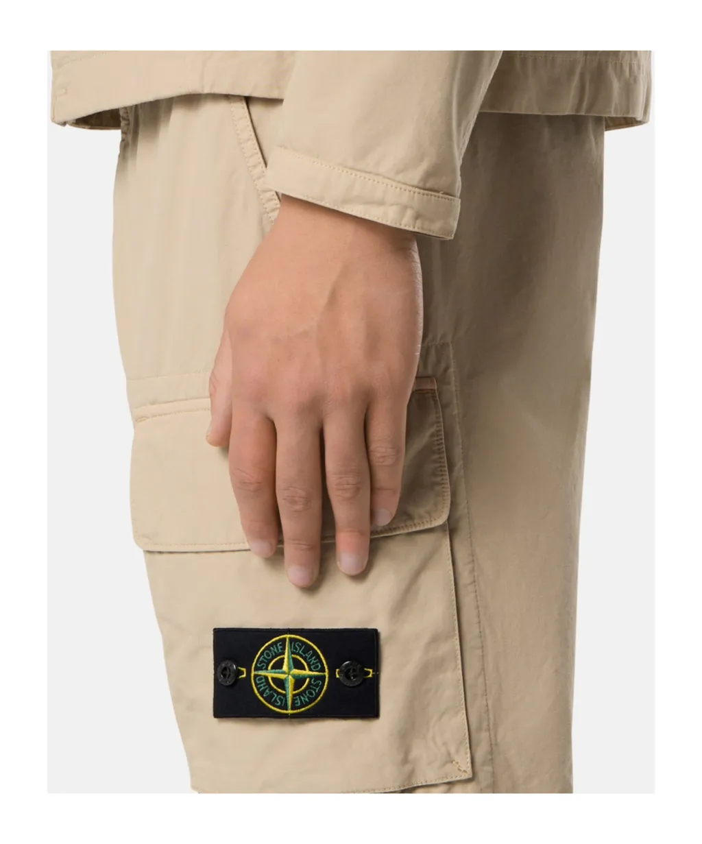 Regular-Fit Cargo Trousers With Snap And Zip Pockets