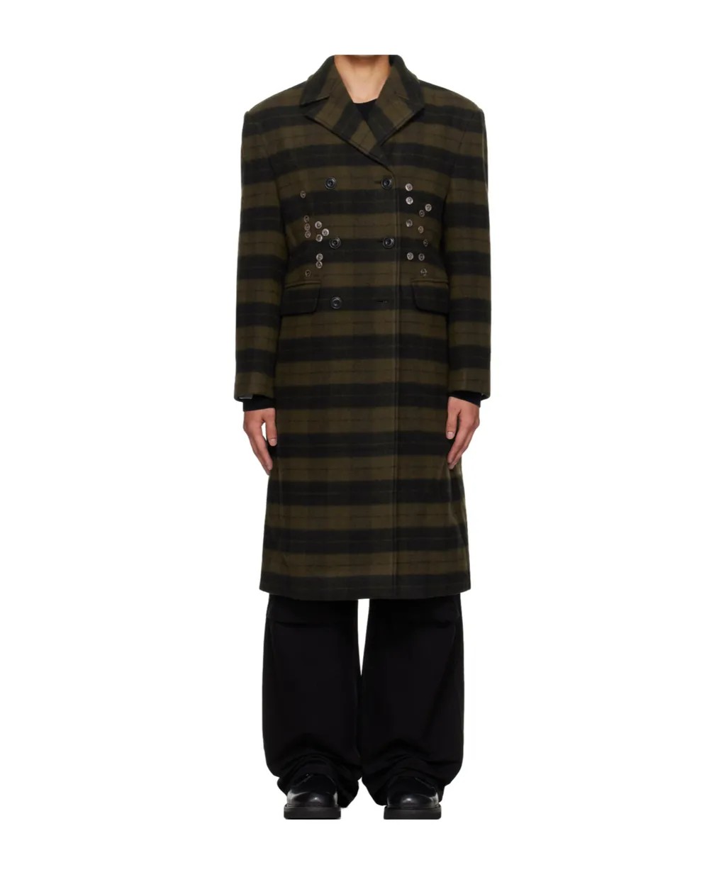 Lacie Check Buttons Coat