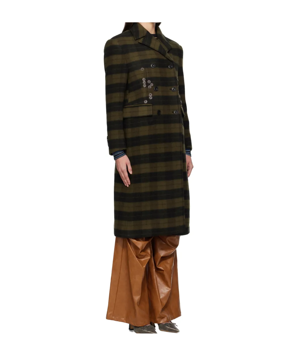Lacie Check Buttons Coat
