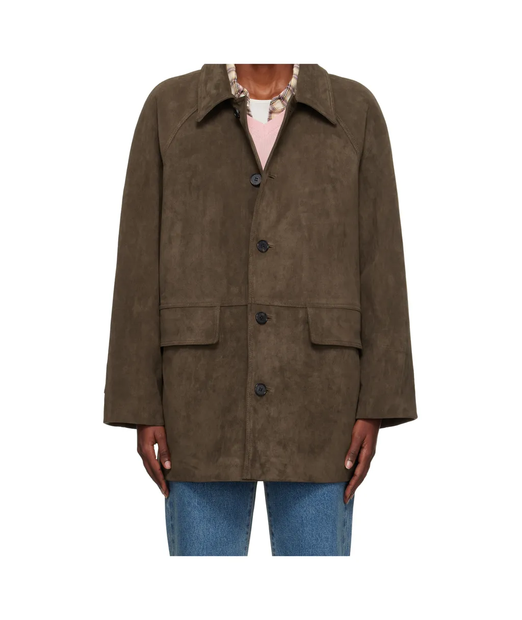 Button-Down Long-Sleeved Casual Jacket