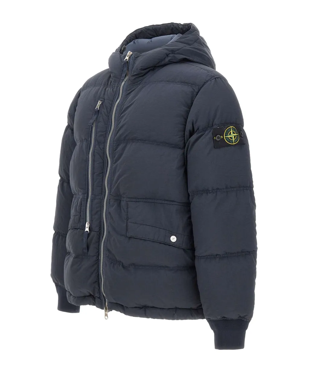 Stone Island Logo Patch Zipped Jacket
