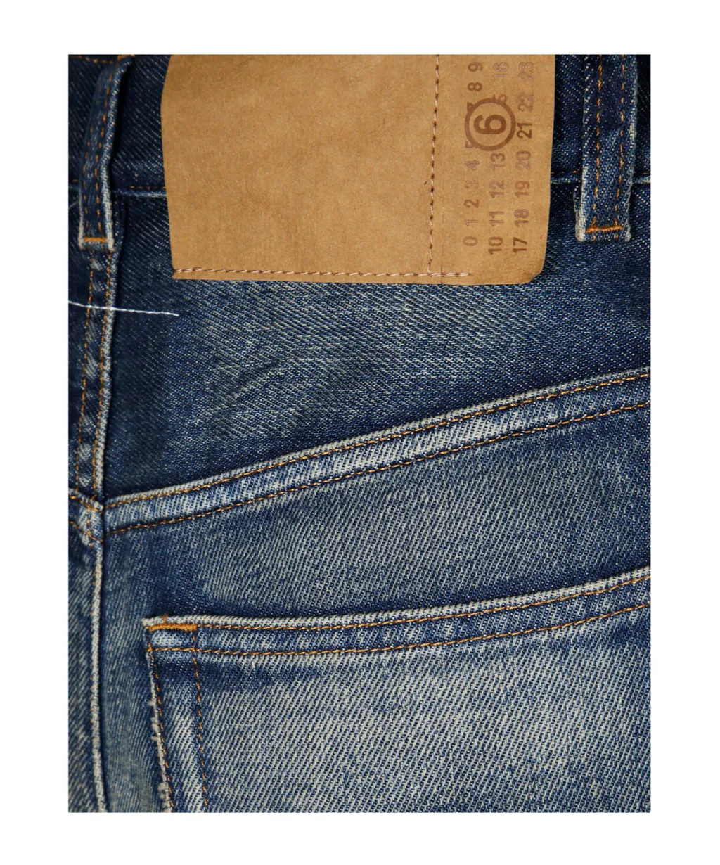 Mm6 Maison Margiela Straight Leg Jeans