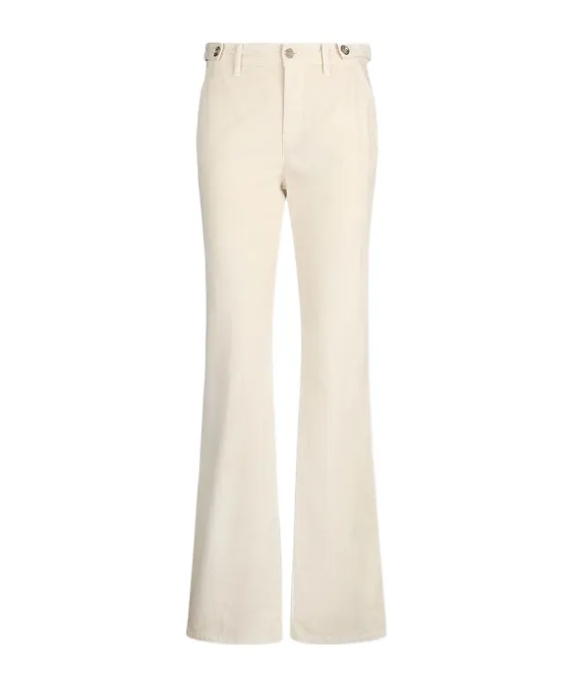Liu Jo Velvet Bootcut Trousers