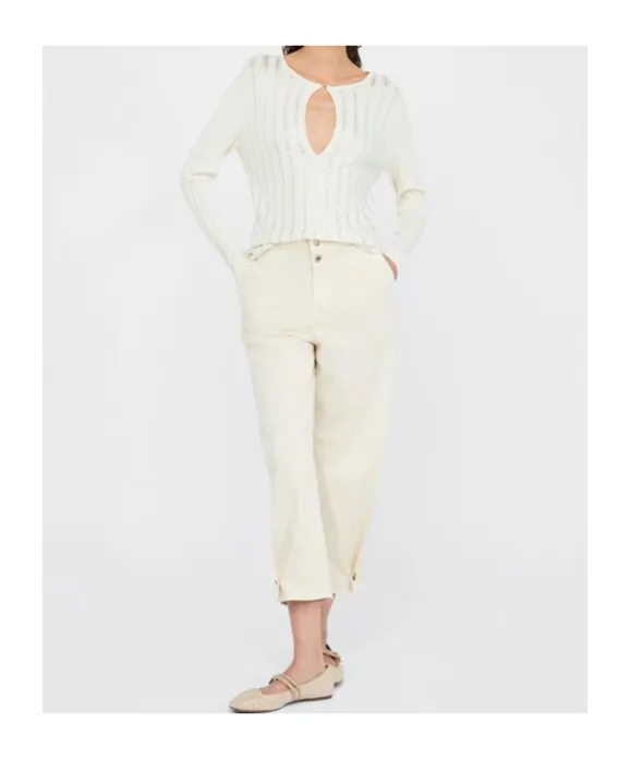 Liu Jo Rear Logo Detail Button Balloon Trousers
