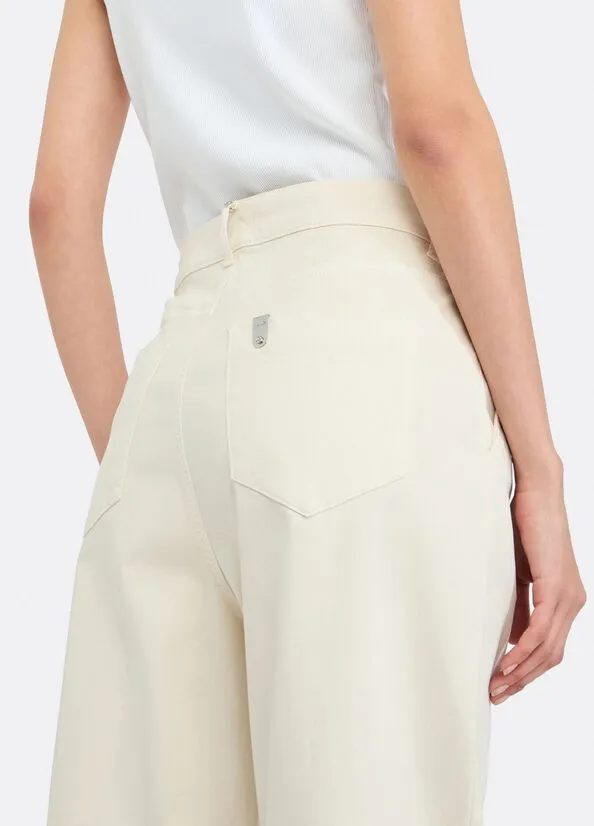 Liu Jo Rear Logo Detail Button Balloon Trousers