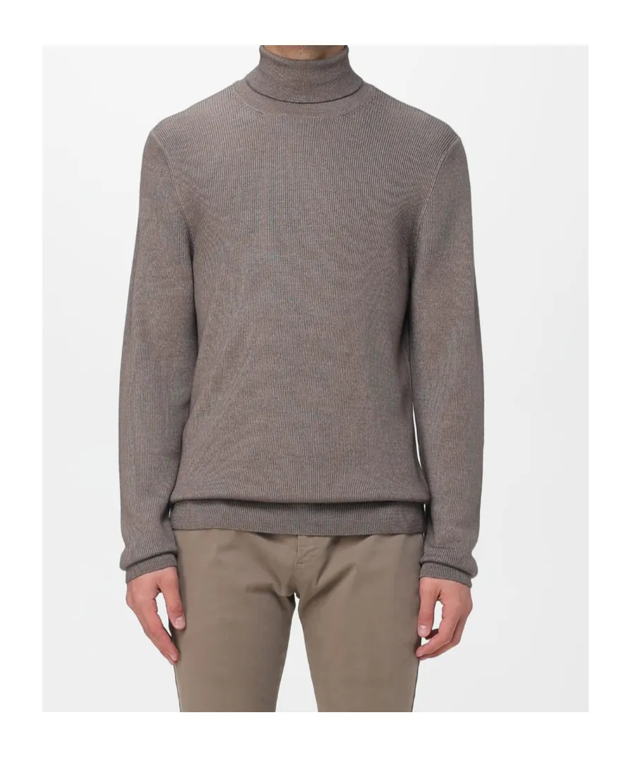 Ribbed Turtleneck Sweater