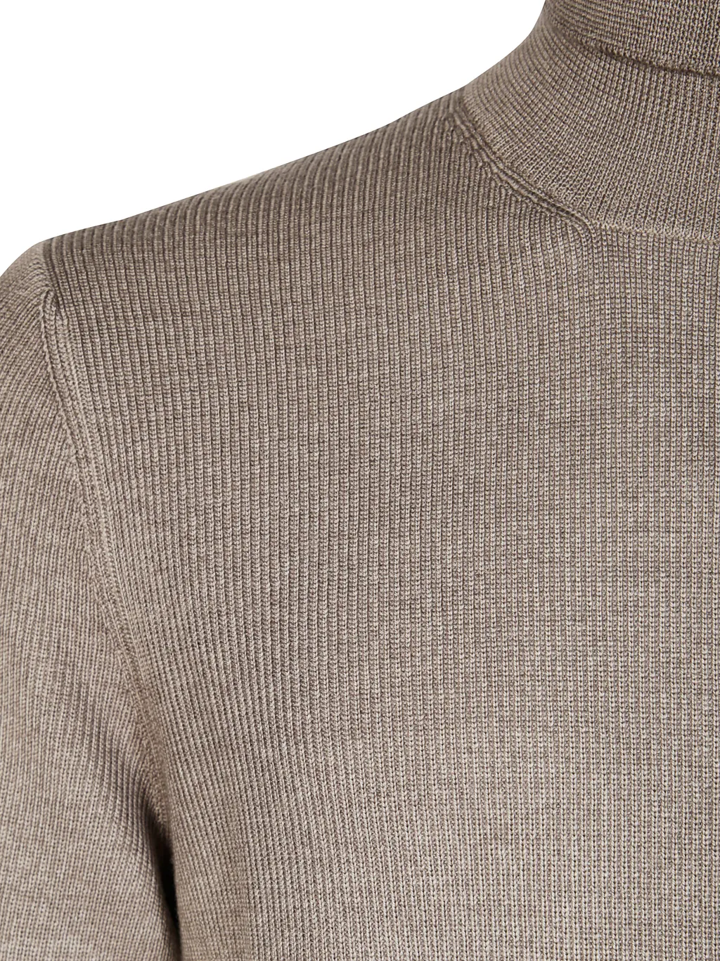 Ribbed Turtleneck Sweater