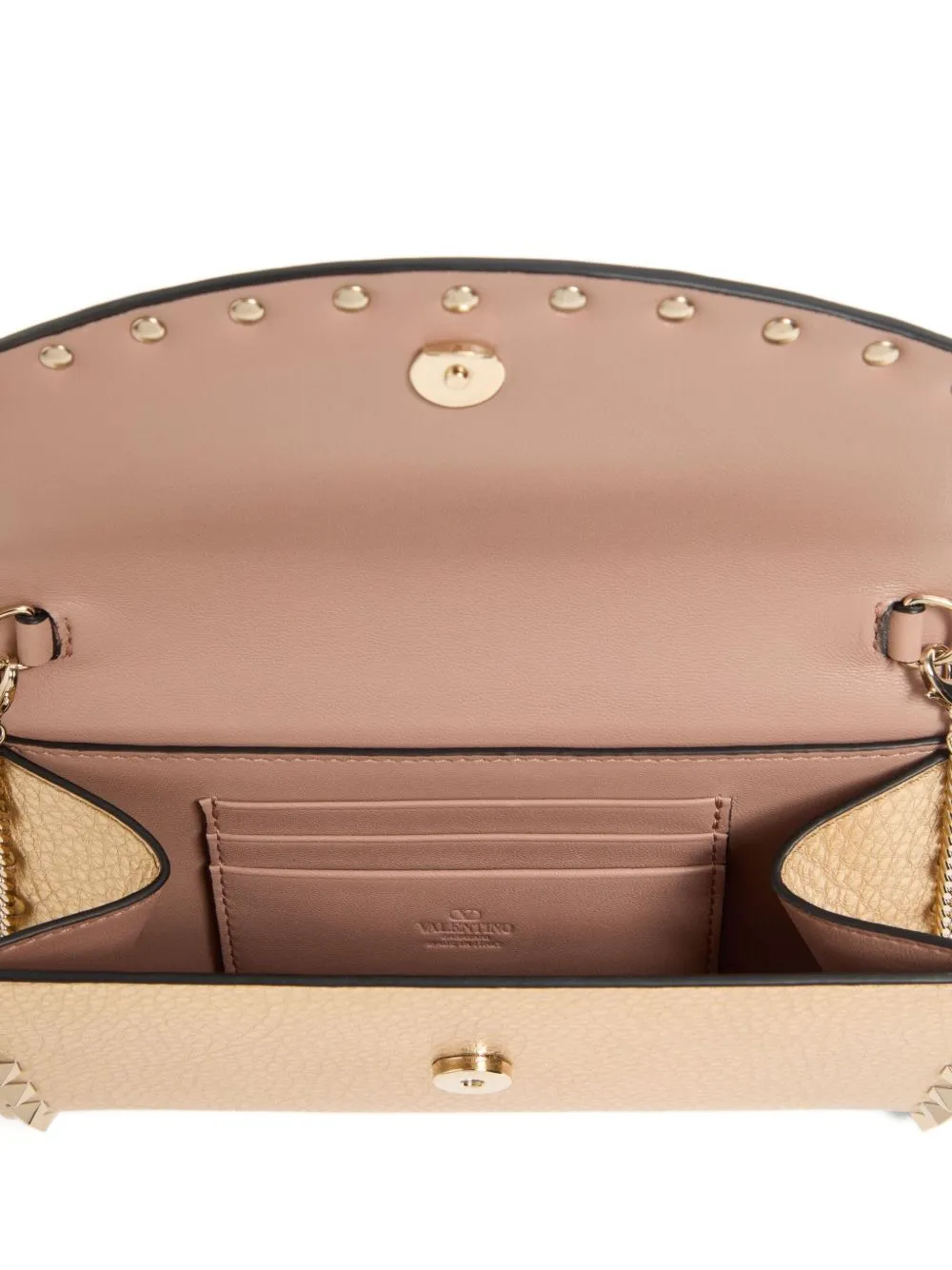Valentino Garavani Rockstud Foldover Top Wallet