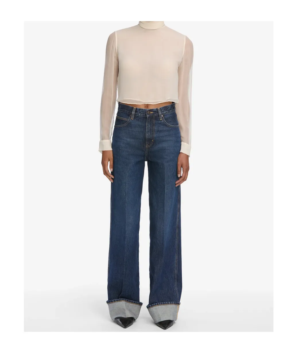 Cuffed Jeans