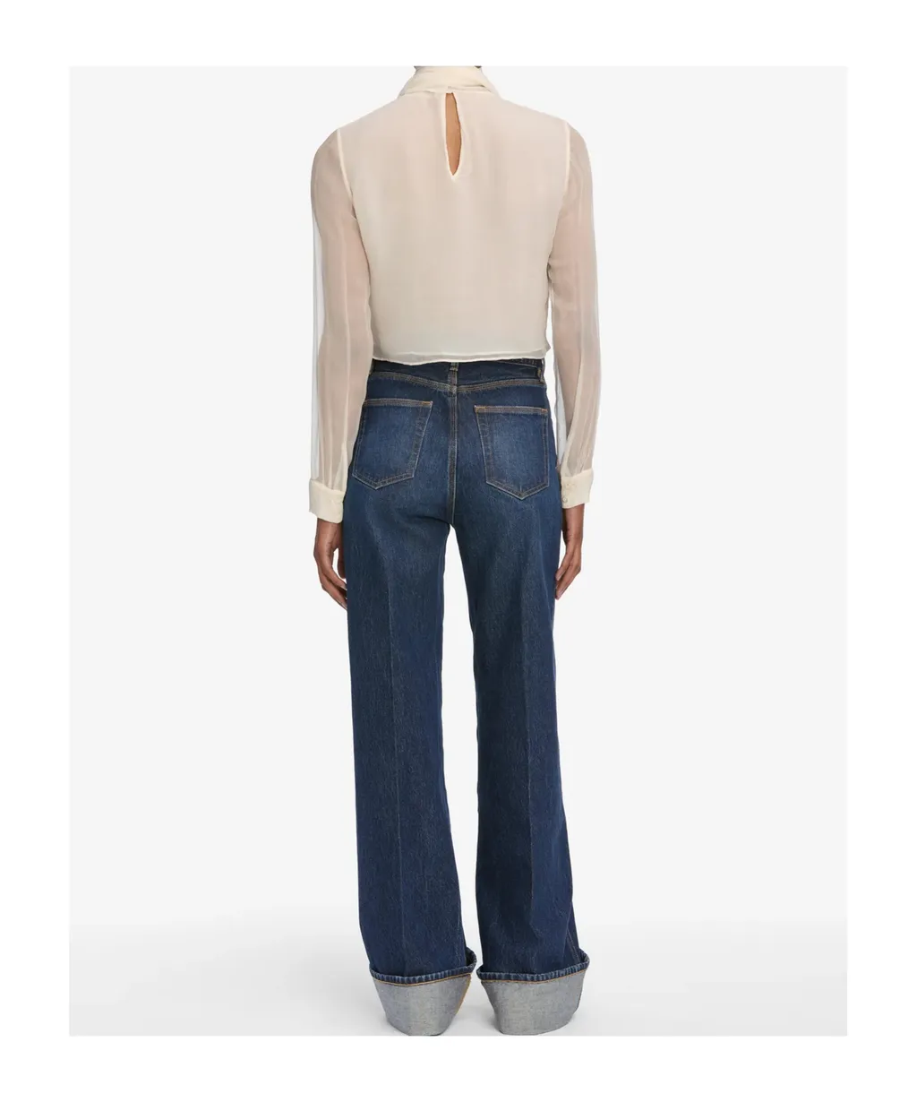 Cuffed Jeans